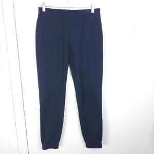 Banana Republic Pants WOmens 0 Joggers Pull On Zip Pockets Navy Casual Weekend